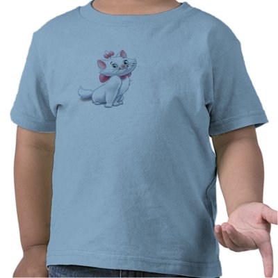 Cute Aristocats White and Pink Cat Disney t-shirts
