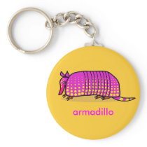 Cute Armadillo Keychain