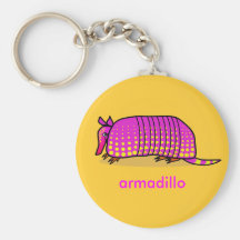 Cute Armadillo Keychain