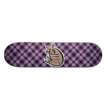 Cute Armadillo; Purple Skateboard Decks