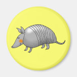 Cute armadillo refrigerator magnets