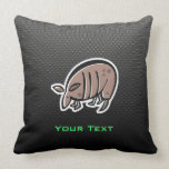Cute Armadillo; Sleek Throw Pillows