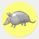 Cute armadillo stickers