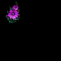 Cute art deco flowers 10 t-shirts by MickeyElvis Cute art deco flowers 10 t-shirts