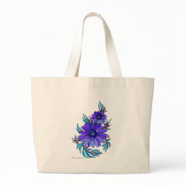 Cute art deco flowers 3 bags