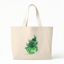 Cute art deco flowers 7 bags
