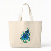 Cute art deco flowers 8 bags