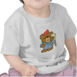 Cute Artist Teddy Bear t-shirts