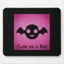 Cute as a Bat Mousepad by sullynimue Cute as a Bat Mousepad