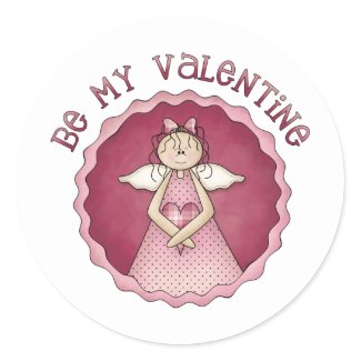 Cute as a Bug · Be My Valentine Angel sticker