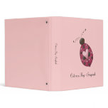 Cute as a Bug · Cerise Ladybug 3 Ring Binders