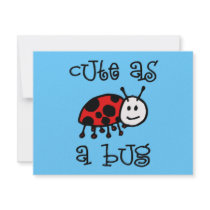Cute as a Bug invitations