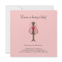 Cute as a Bug · Ladybug Doll invitations