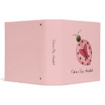 Cute as a Bug · Pink & Brown Ladybug Binders