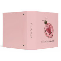 Cute as a Bug · Pink & Brown Ladybug Binders
