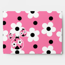Cute As A Bug (Pink) Envelope
