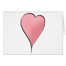 Cute as a Bug · Pink Heart Greeting Cards