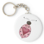 Cute as a Bug · Pink Ladybug Key Chain