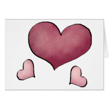 Cute as a Bug · Three Hearts Greeting Card
