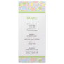 Cute as a Button | Baby Shower Menu Custom Rack Card