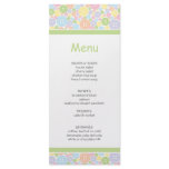 Cute as a Button | Baby Shower Menu Custom Rack Card