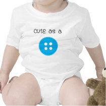 Cute as a Button - Boy t-shirts