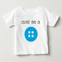 Cute as a Button - Boy t-shirts by lioneyes Cute as a Button - Boy t-shirts