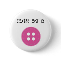 Cute as a Button - Girl buttons