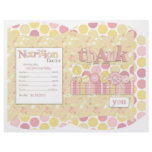 Cute as a Button Girl Puff Box Full Color Flyer