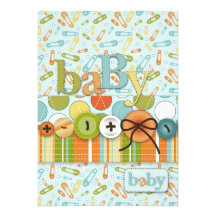 Cute as a Button Invitation Card_Megan1