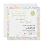Cute as a Button Neutral Baby Shower Invitation