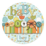 Cute as a Button Sticker