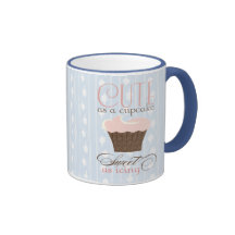 Cute as a cupcake! Pink & Brown Coffee Mug