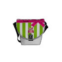 Cute as a Hoot! Polka dot & Stripes Mini Zero Bag Messenger Bags