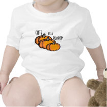 CUTE AS A PUMPKIN baby onzie! Halloween or fall!! t-shirts