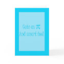 CUTE AS PIE blue new baby card by babydays CUTE AS PIE blue new baby card