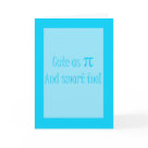 postcard - cute as pie new baby card