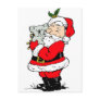 Cute Australian Christmas Santa with koala