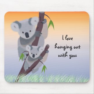 Cute Australian Koala Bear Mousepad mousepad