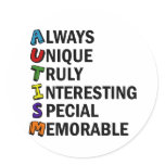 Cute Autism Sticker