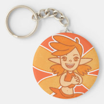 Cute Autumn Fairy Keychain