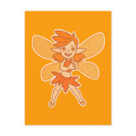 Cute Autumn Fairy postcards