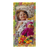Cute autumn photo frame with leafs - Photo Card photo cards by Kidsplanet Cute autumn photo frame with leafs - Photo Card photo cards