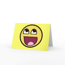 Cute awesome Smiley Valentines Day Hearts Cards