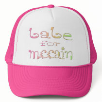 Cute Babe for McCain Hat
