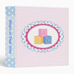 Cute Baby ABC Blocks Binders