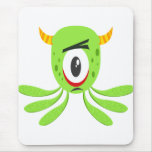 Cute Baby Alien Mouse Pads