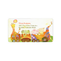 Cute Baby Animals Personal/Business Address Label label