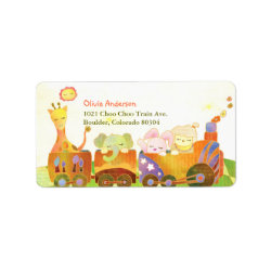 Cute Baby Animals Personal/Business Address Label label