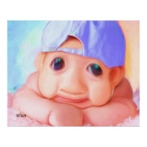 Cute Baby Art Print